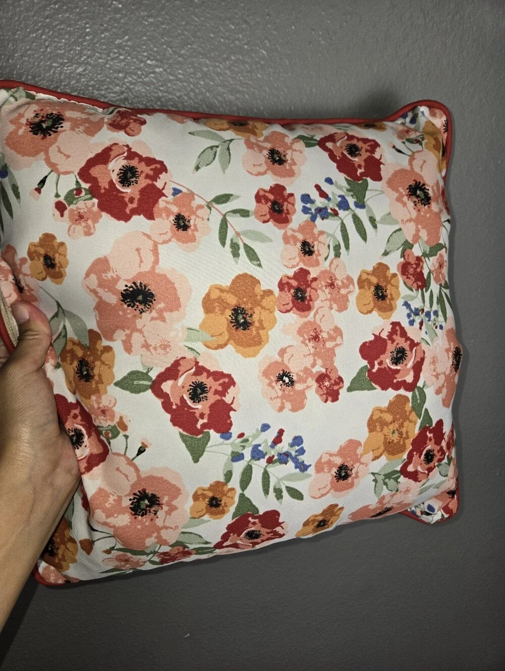 Home Sweet Home Floral Outdoor Pillows Set Of 4